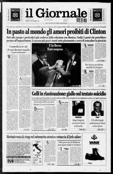 Il giornale : quotidiano del mattino